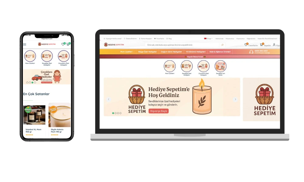 Hediyelik Eşya E-Ticaret Yazılımı