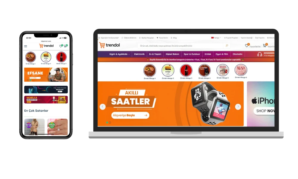 Her Sektöre Uygun E-Ticaret Yazılımı