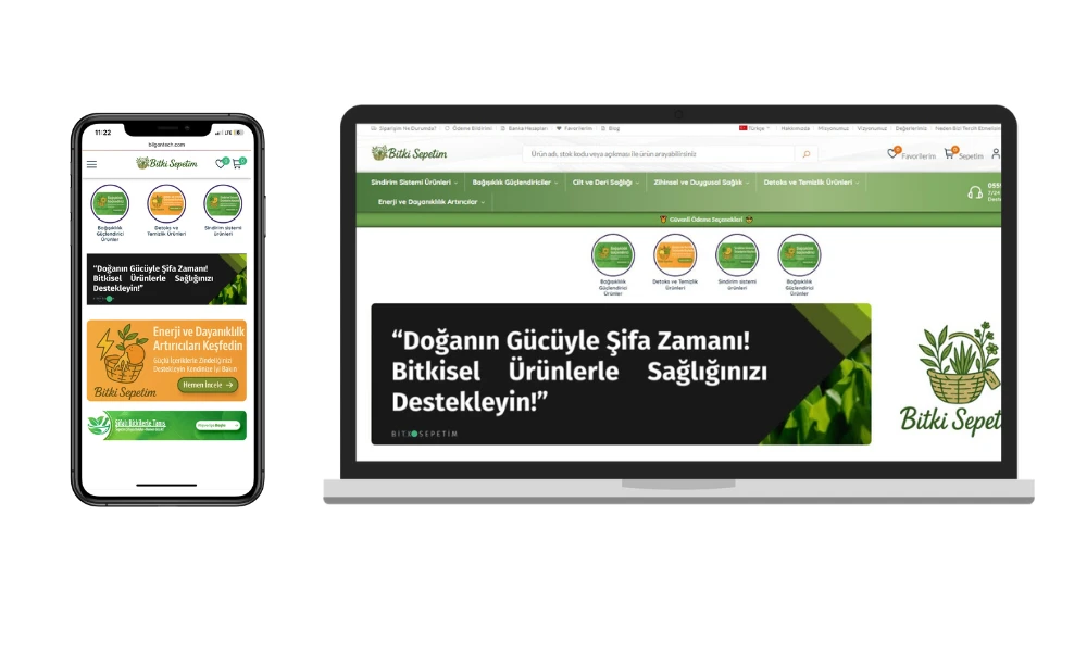Bitkisel Temalı E-Ticaret Yazılımı